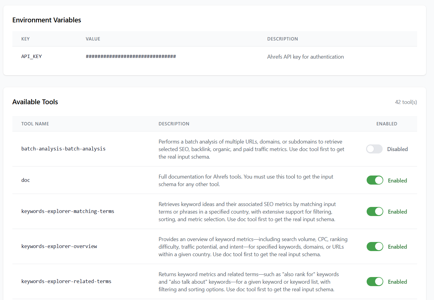 Detailed Server Tools